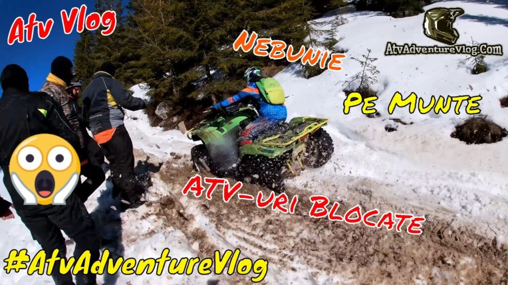 Atv Vlog - 34 ATV-uri blocate în zăpadă pe munte / Highlights  Part 2