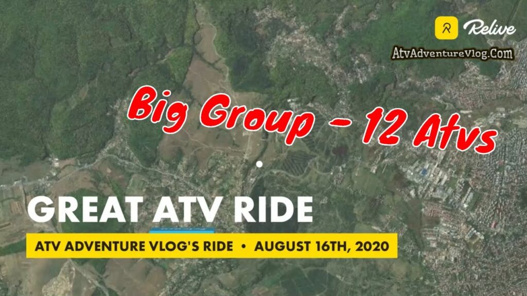 Trail Map - Great Sunday Ride - Big Group - 12 Atvs