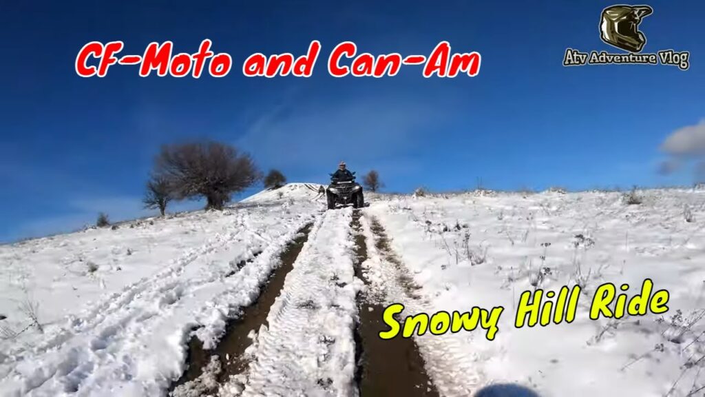 CF-Moto and Can-Am - Snowy Hill Climb