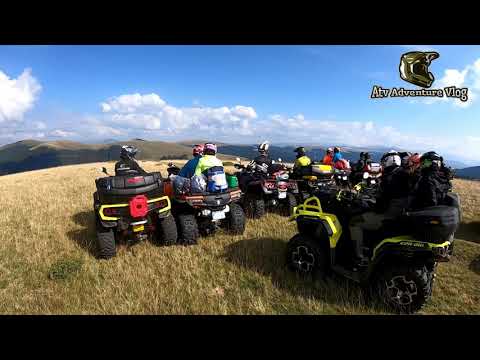 ATVs and SxS Descending the Great Peak