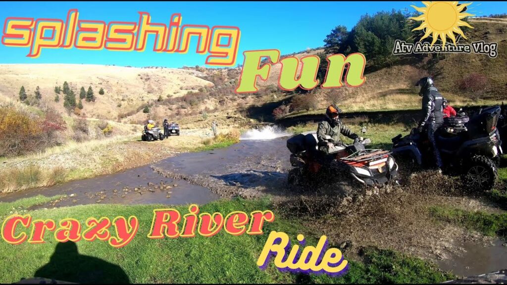 Atv Crazy River Trail Ride - Splashing Fun