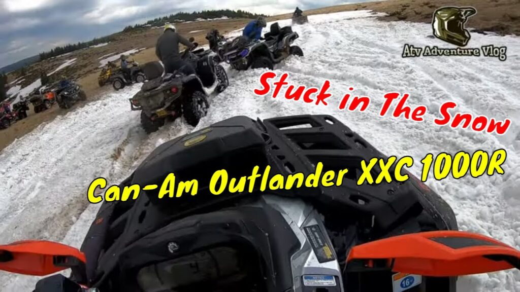 Can-Am Outlander XXC 1000R Stuck in The Snow