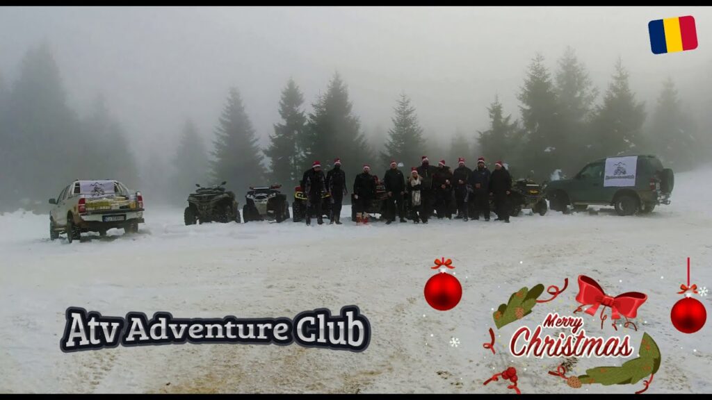 Santa on ATVs - Charitable Action in the Mountains