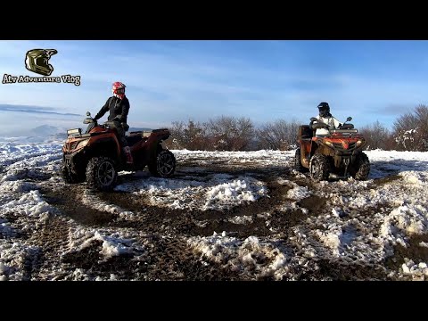 CfMoto ATVs ❄️ Snowy Hills Ride ❌