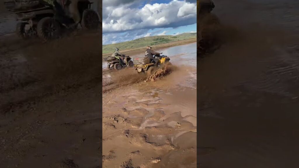 Drag Race In The Mud