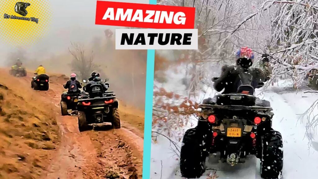 Amazing Nature❗️❗️ From Heavy Rain to Narrow Snowy Trails ❄️