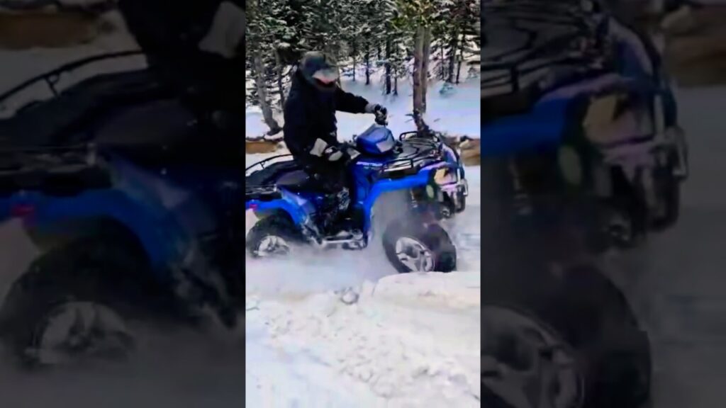 Polaris Sportsman Deep Snow Struggle